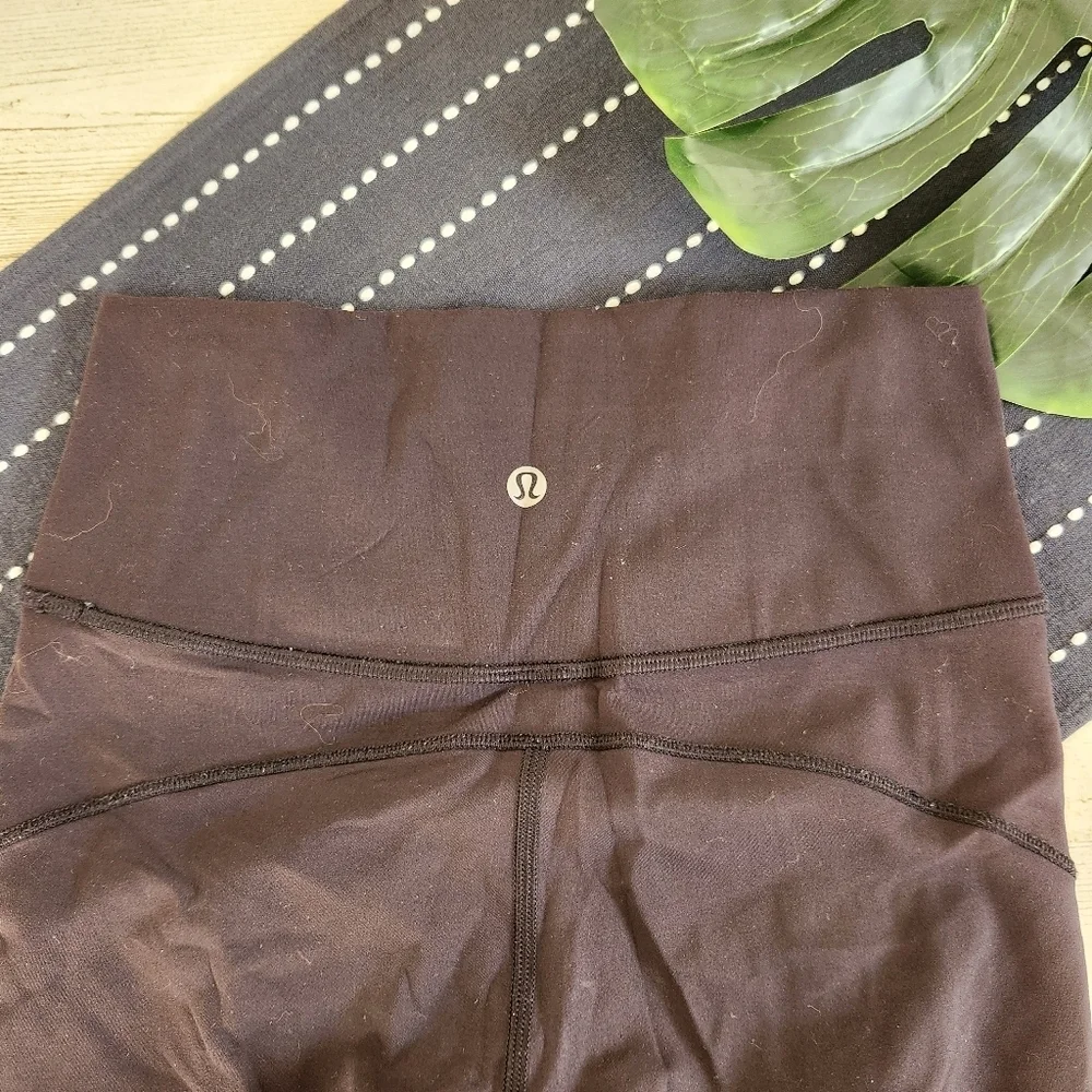 Lululemon In Movement 7/8 Tight Leggings Everlux Black Size 4